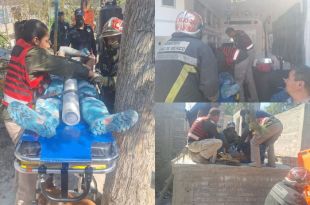 Personal de Protección Civil hizo un llamado a la comunidad a que tomen las medidas preventivas como el uso de mascarillas industriales.
