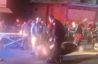 El hombre quedó accidentado a unos metros de la glorieta de Emiliano Zapata.