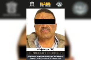 El detenido fue ingresado al Centro Penitenciario y de Reinserción Social de Texcoco.