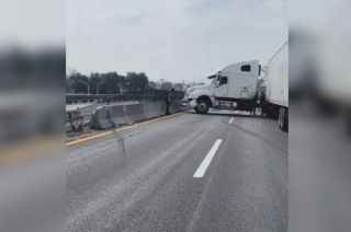 El accidente no dejó heridos de gravedad.