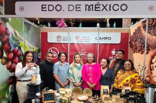 Productores de Tenancingo, Temascaltepec, Tepetlixpa y Sultepec exhiben variedades y marcas locales en la Convención Nacional del Café 2026.