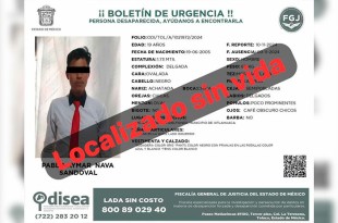 El joven llevaba tres días desaparecido
