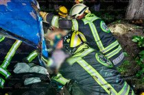 El choque bloqueó ambos carriles de la carretera durante cerca de dos horas