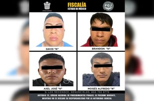 Los cuatro imputados fueron ingresados a un Centro Penitenciario y de Reinserción Social, tras ser vinculados a proceso.
