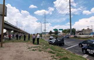 El incidente se registró a la altura de la colonia Nueva Santa María de las Rosas