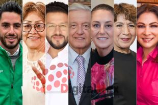 Pepe Couttolenc, Martha Guerrero, Adolfo Solís, AMLO, Claudia Sheinbaum, Delfina Gómez, Myrna García