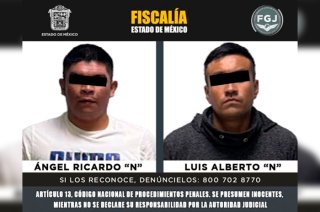 Ángel Ricardo “N” y Luis Alberto “N”, encargados del centro de rehabilitación, fueron detenidos durante el cateo y quedaron a disposición de la autoridad.