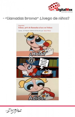 "Llamadas broma ¿Juego de niños?