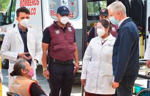 “Estamos vacunando ya en 77 municipios del estado", dijo el mandatario mexiquense