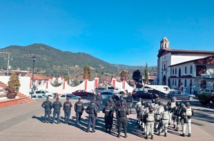 En colaboración con las autoridades locales, el operativo cuenta con 44 elementos y 8 unidades oficiales.
