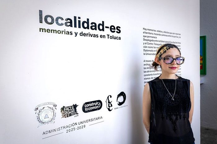 La muestra, creada por estudiantes del Diplomado Superior en Estudios y Prácticas Curatoriales de la UAEMéx, permanecerá abierta hasta el 4 de julio en dos sedes de la capital mexiquense.