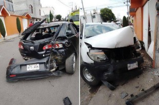 Las autoridades informaron que ambos conductores trataron de llegar a un acuerdo sobre los daños causados.